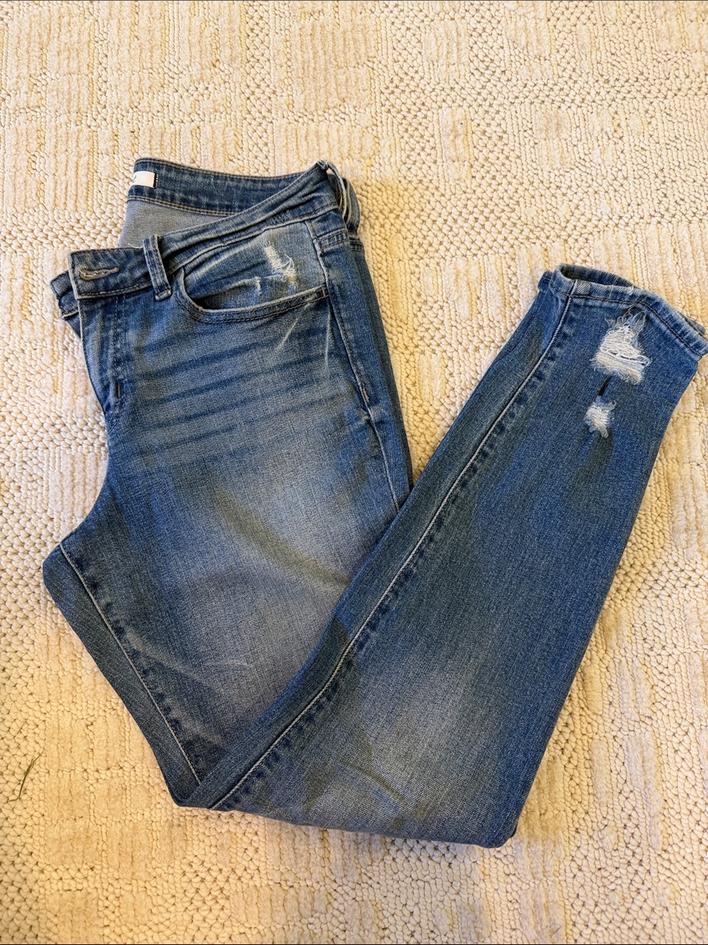Willow and Root Mid - Rise ankle skinny